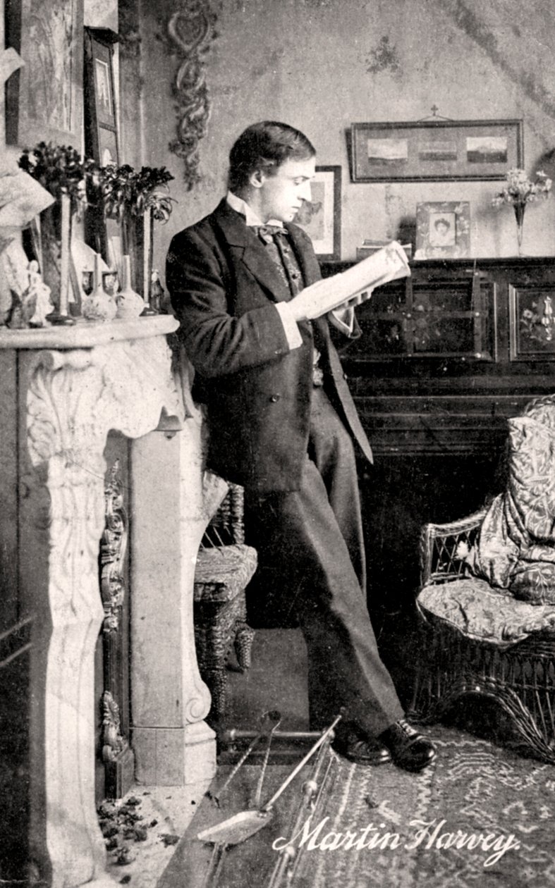 John Martin Harvey 1863-1944, İngiliz aktör, 20. yüzyılın başlarında by Unbekannt