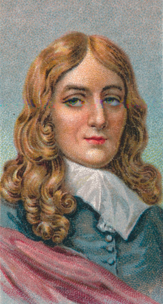 John Milton 1608-1674, İngiliz şair, 1924 by Unbekannt
