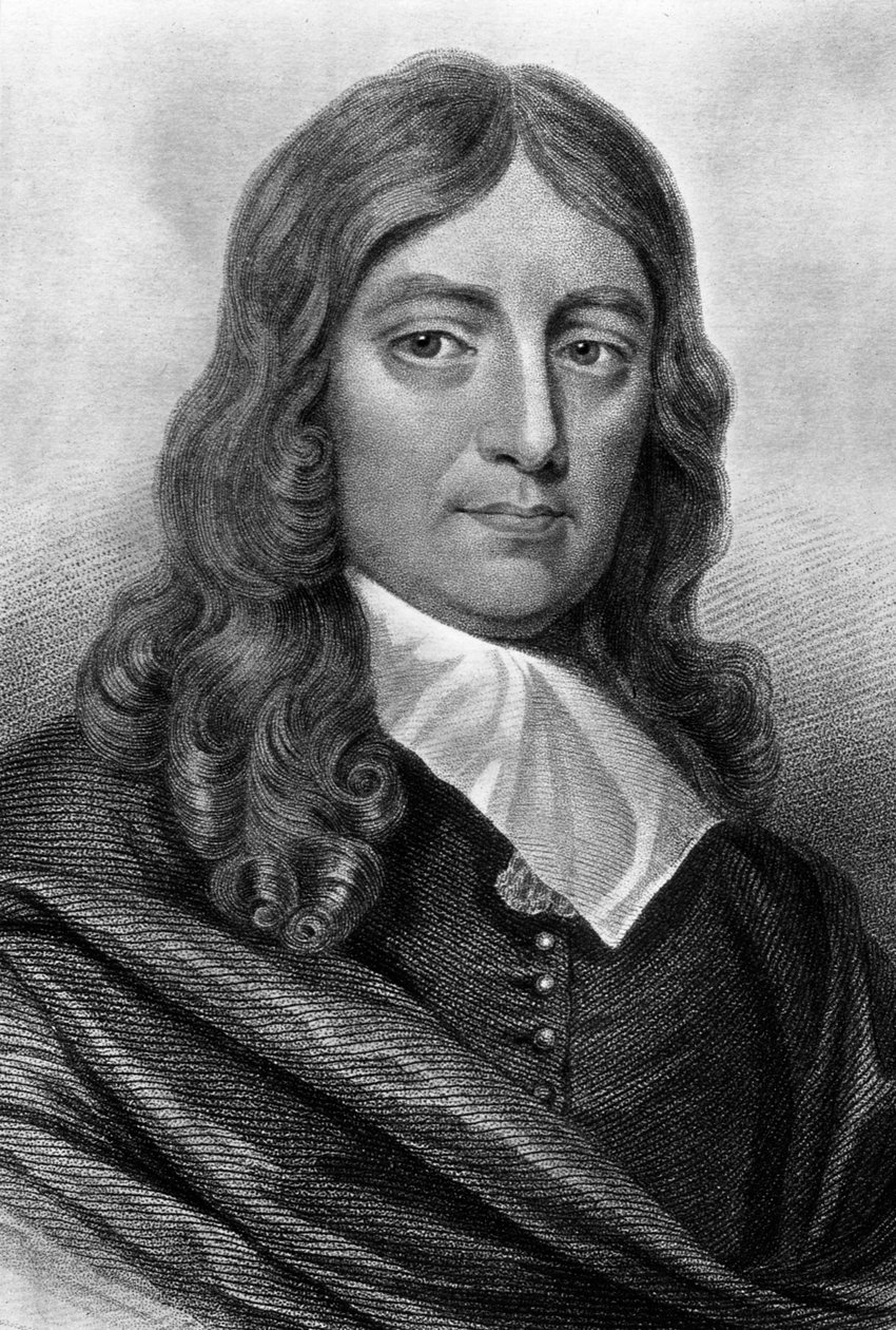 John Milton, İngiliz şair, 19. yüzyıl by Unbekannt