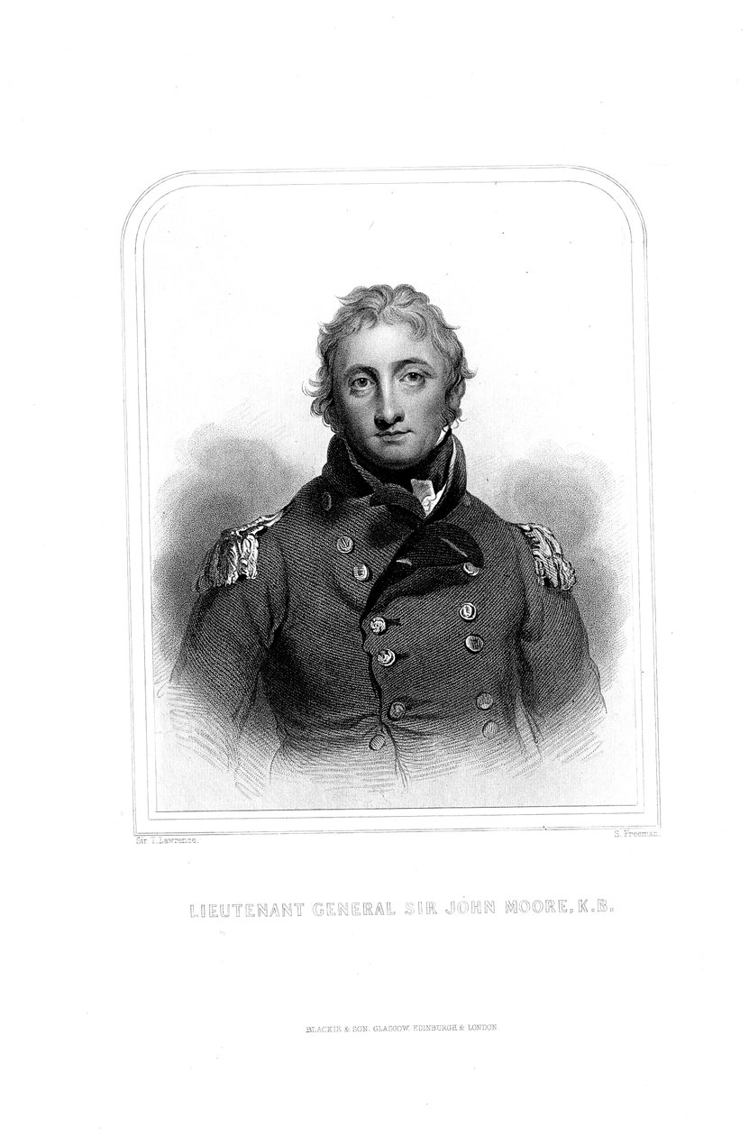 John Moore, İskoç asıllı İngiliz askeri by Unbekannt