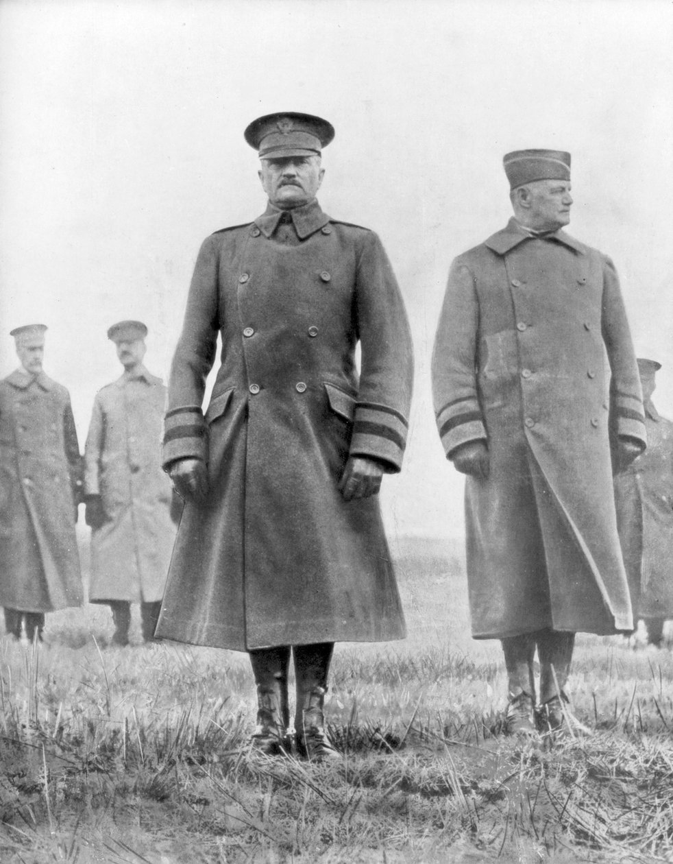 John Pershing ve Hunter Liggett, Amerikan Birinci Dünya Savaşı generalleri, Mart 1918 by Unbekannt