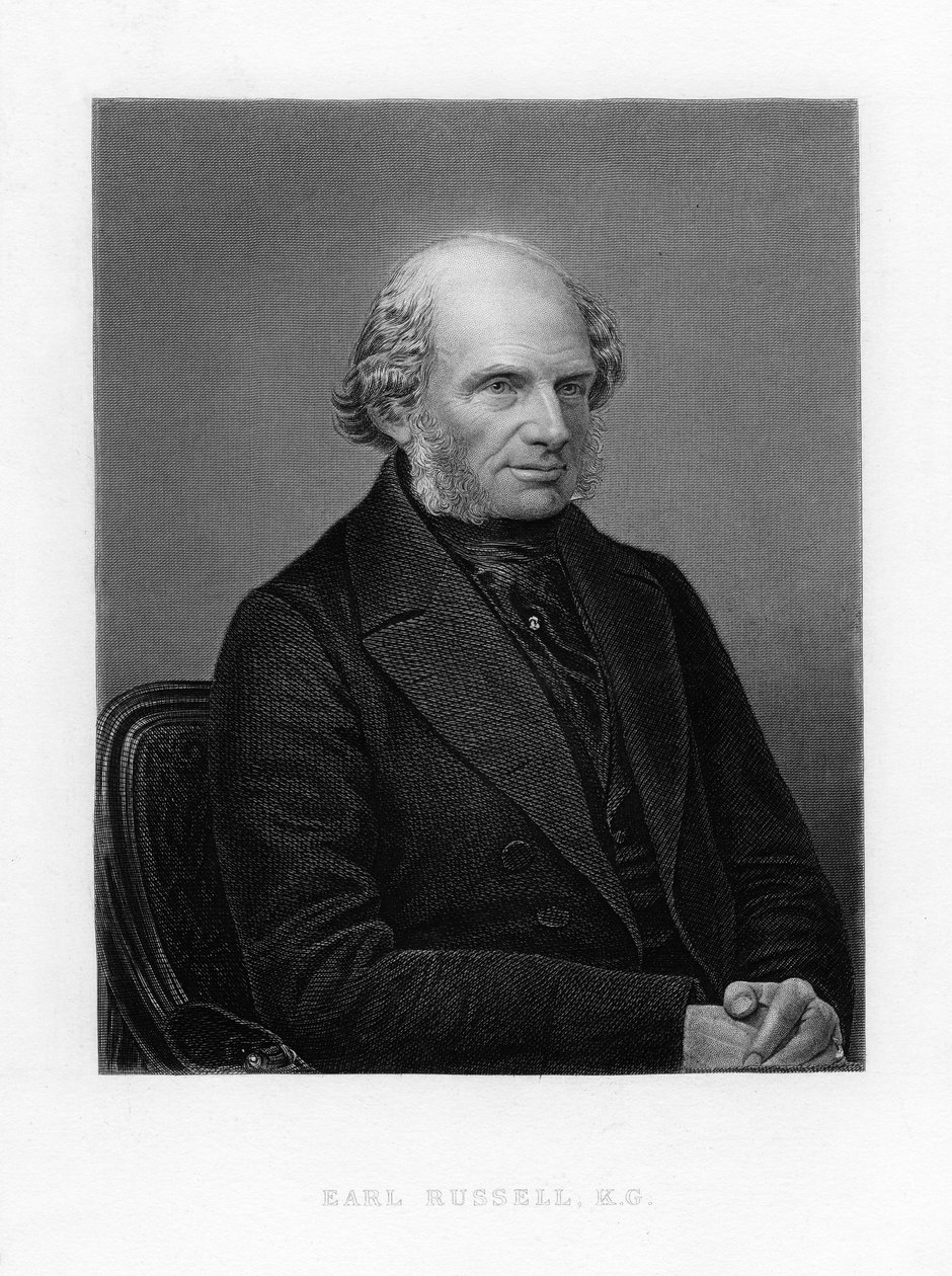John Russell, 1 Earl Russell, İngiliz Whig ve Liberal politikacı, c1870 by Unbekannt