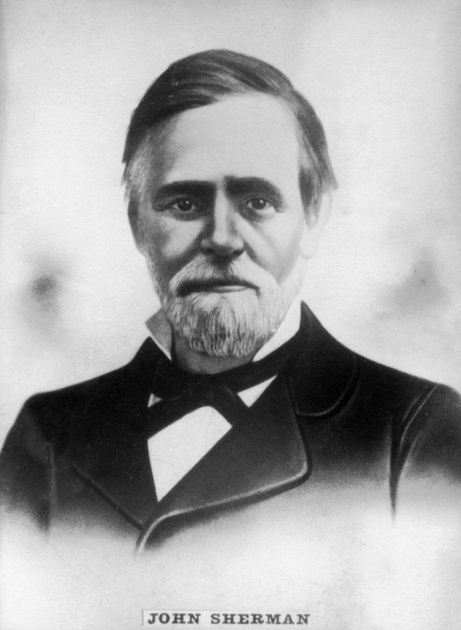 John Sherman 1823-1900, Amerikan Cumhuriyetçi temsilcisi ve iç savaş sırasında senatör, c1910 by Unbekannt
