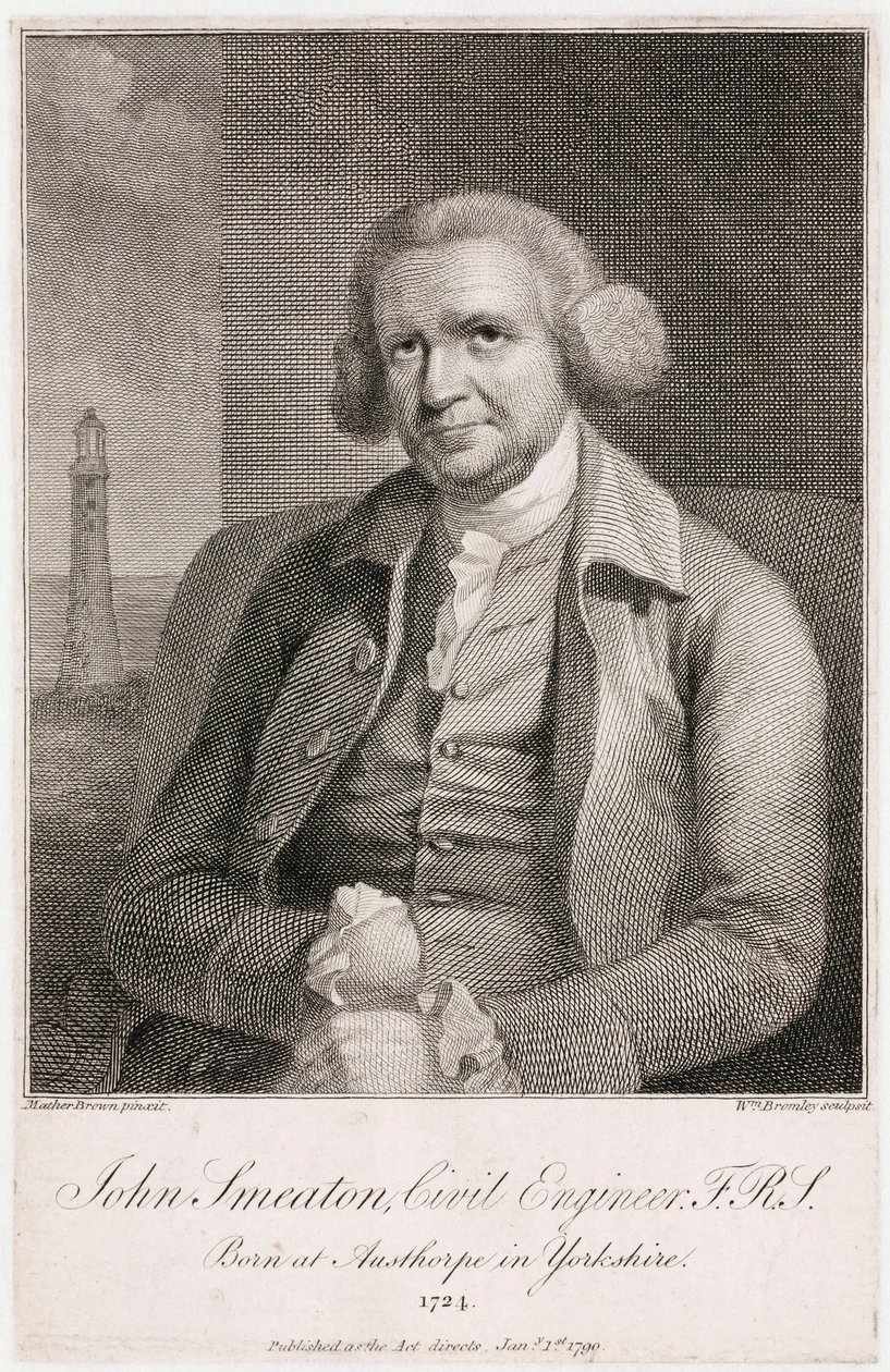 John Smeaton, İngiliz makine ve inşaat mühendisi, c 1780
