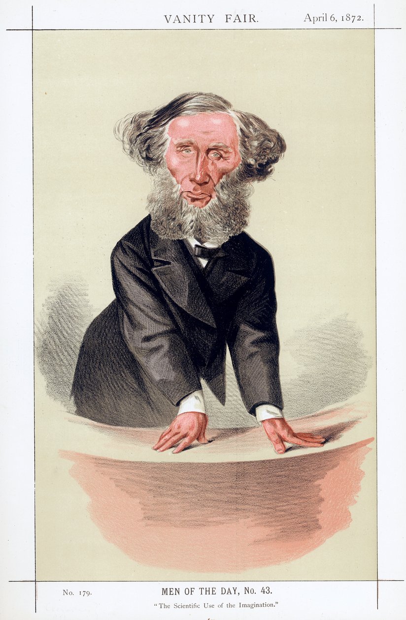 John Tyndall, İrlanda doğumlu İngiliz fizikçi, 1872 by Unbekannt