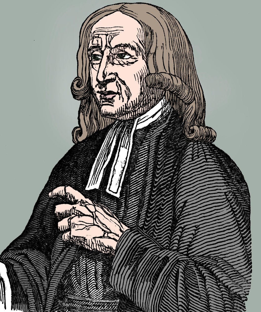 John Wesley, 18. yüzyıl İngiliz konformist olmayan vaiz, 1832 by Unbekannt