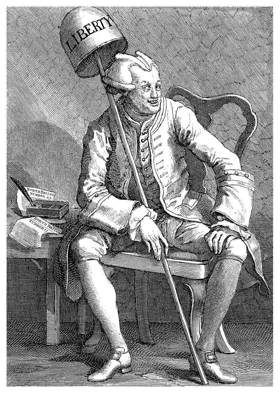 John Wilkes, İngiliz politikacı, 1763 1895 by Unbekannt