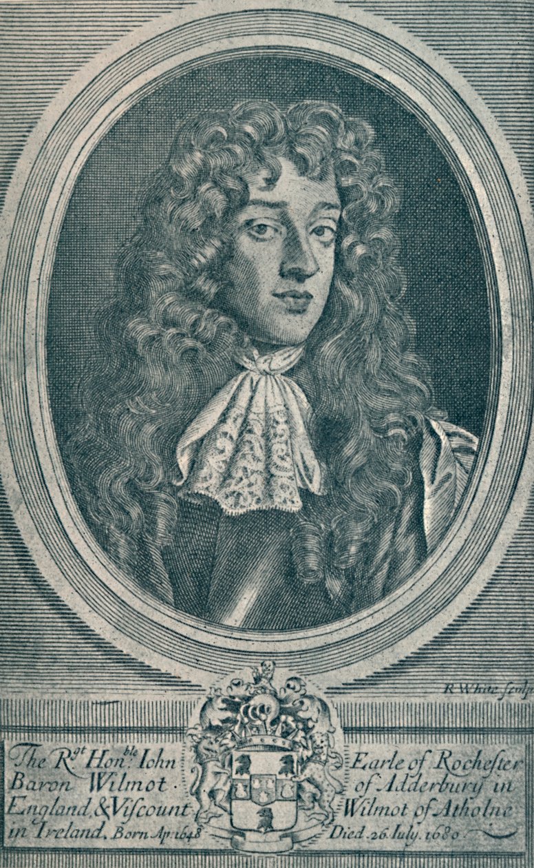 John Wilmot, Rochester b. 1648, d. 1680, 1907 by Unbekannt