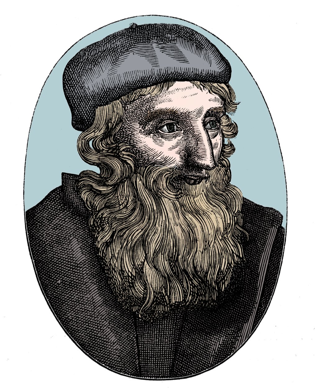John Wycliffe, 14. yüzyıl İngiliz dini reformcusu, 16. yüzyıl by Unbekannt