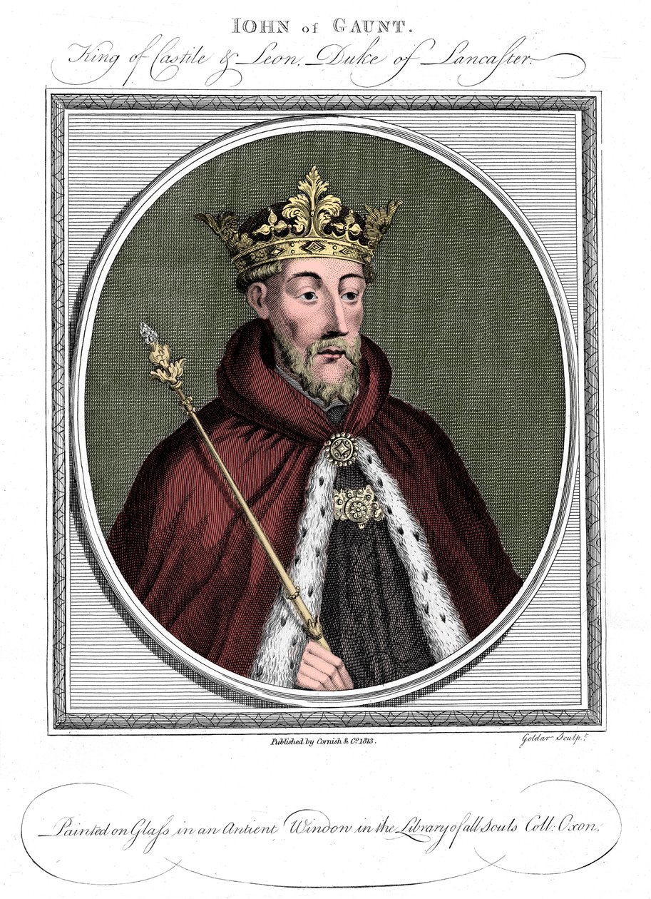 John of Gaunt, Lancaster Dükü 1340-1399 by Unbekannt