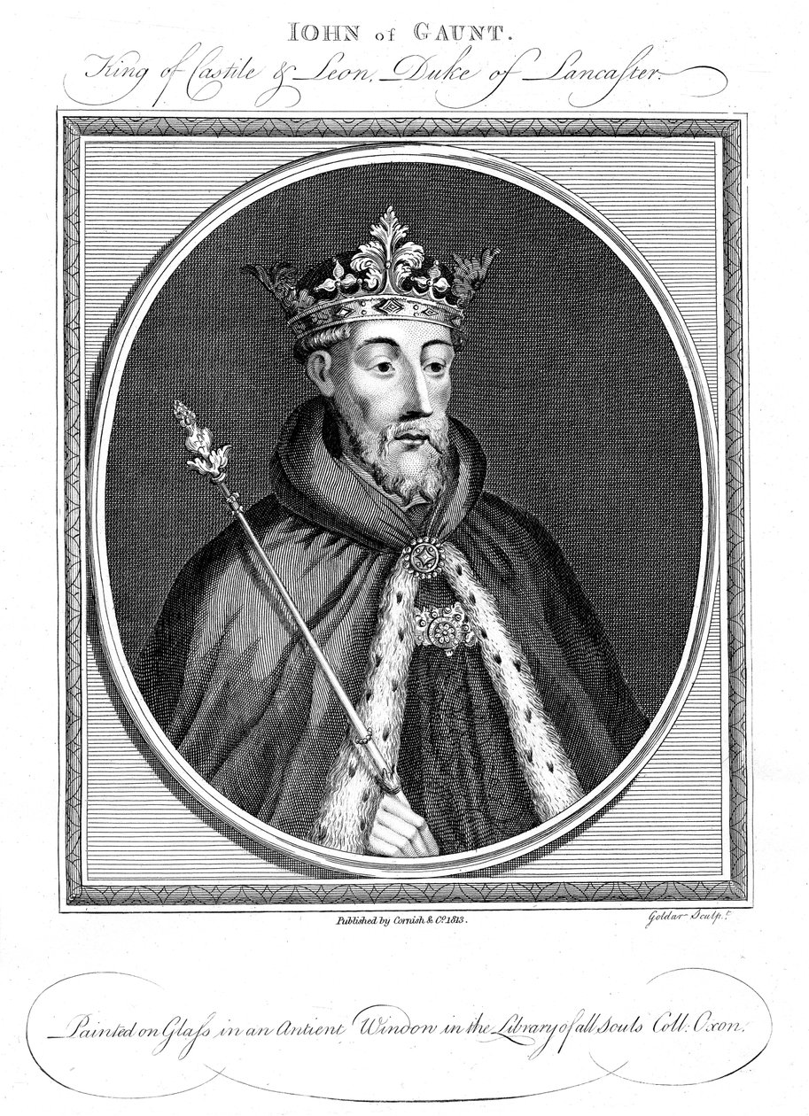 John of Gaunt, Lancaster Dükü 1340-1399 by Unbekannt