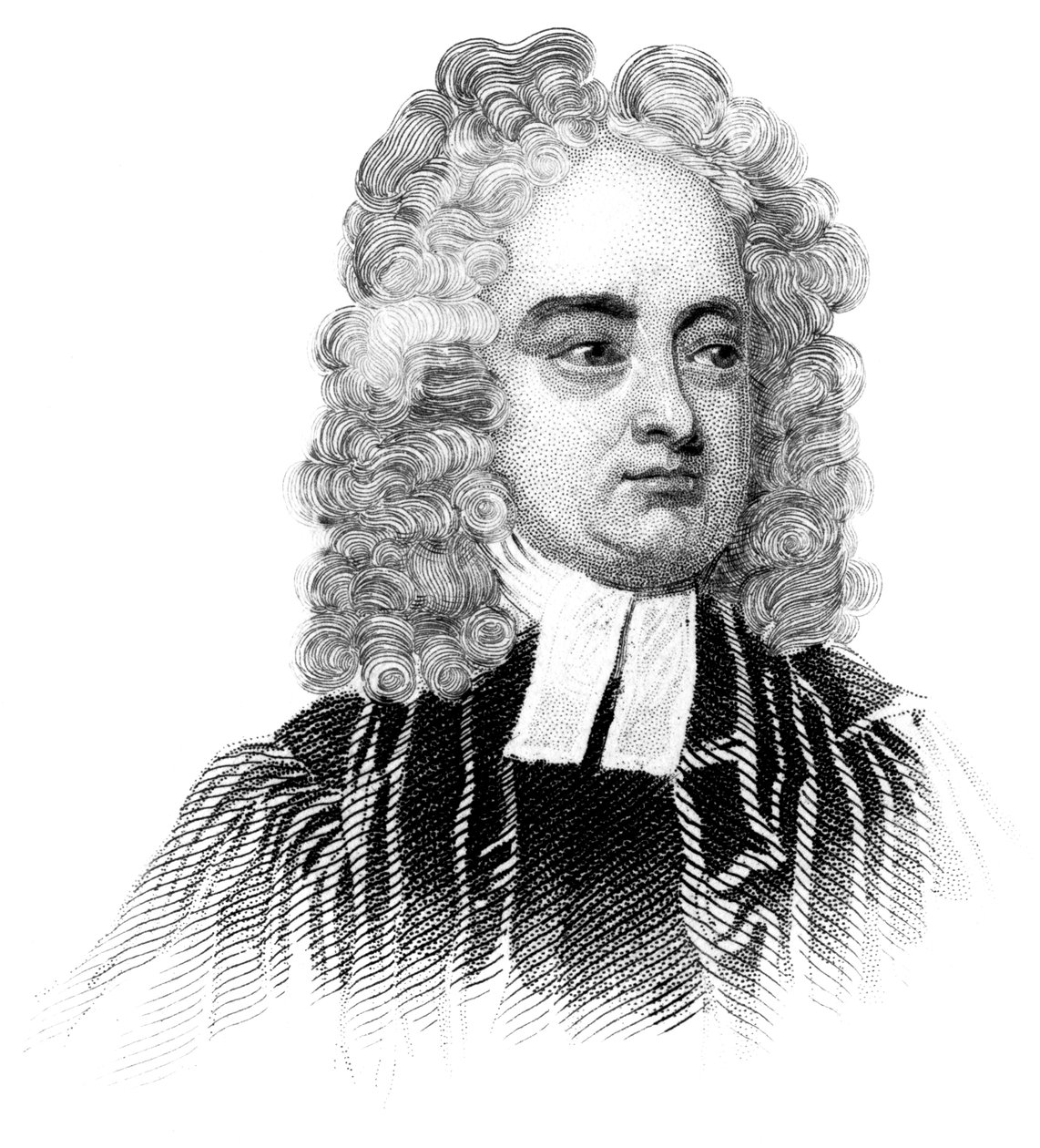 Jonathan Swift, Anglo-İrlandalı rahip, hicivci, denemeci, siyasi hiciv yazarı ve şair, c1850 by Unbekannt