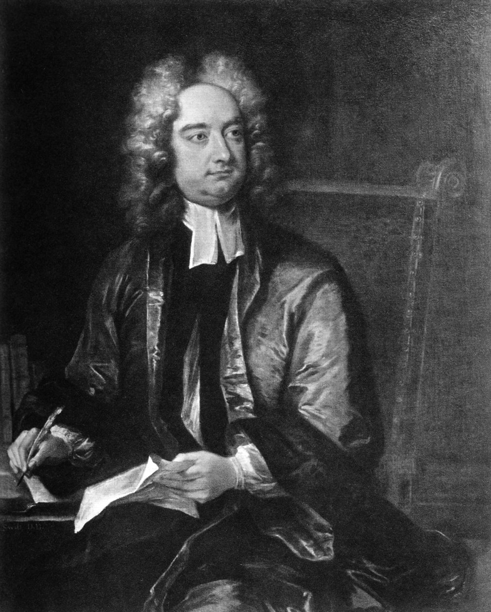 Jonathan Swift, İngiliz-İrlandalı yazar, 19. yüzyıl by Unbekannt