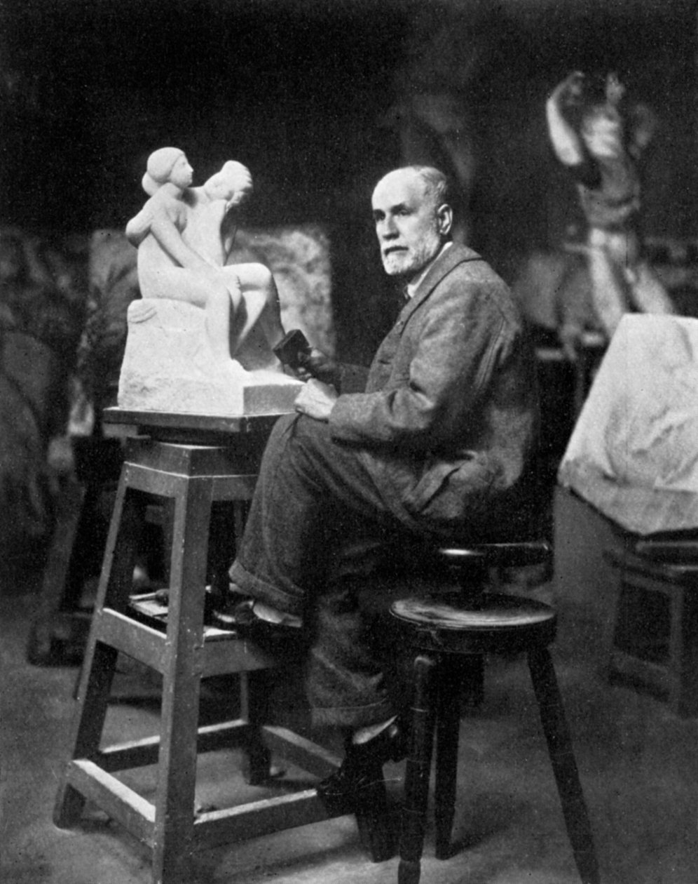 Joseph-Antoine Bernard 1866-1931, Fransız heykeltıraş, 1931 by Unbekannt
