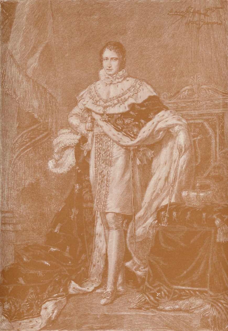 Joseph Bonaparte - Napoli Kralı, İspanya Kralı, Kont De Survilliers, c1808, 1896 by Unbekannt