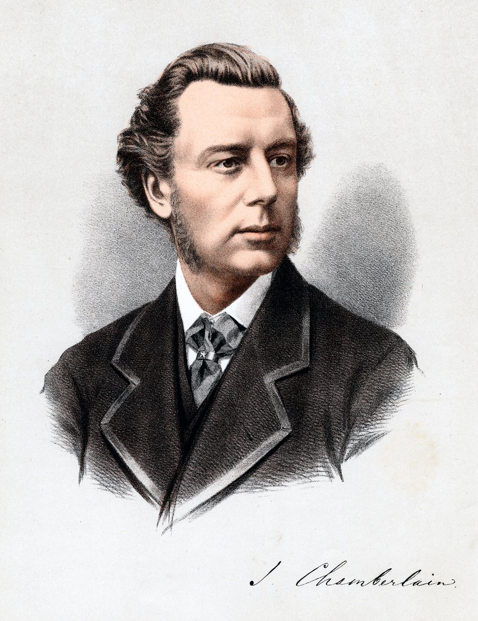 Joseph Chamberlain, İngiliz politikacı, c1880. by Unbekannt