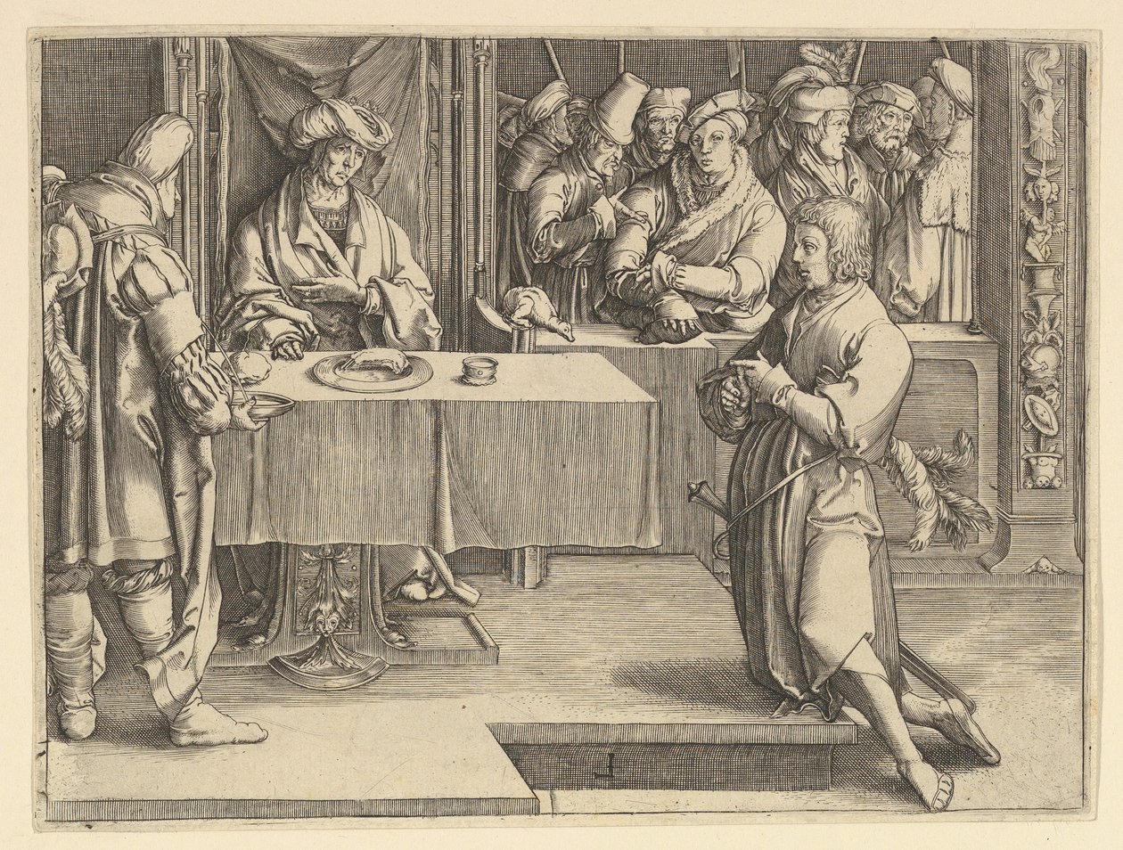 Joseph Firavunları Yorumlayan Düşler kopyası, 1640-70. by Unbekannt