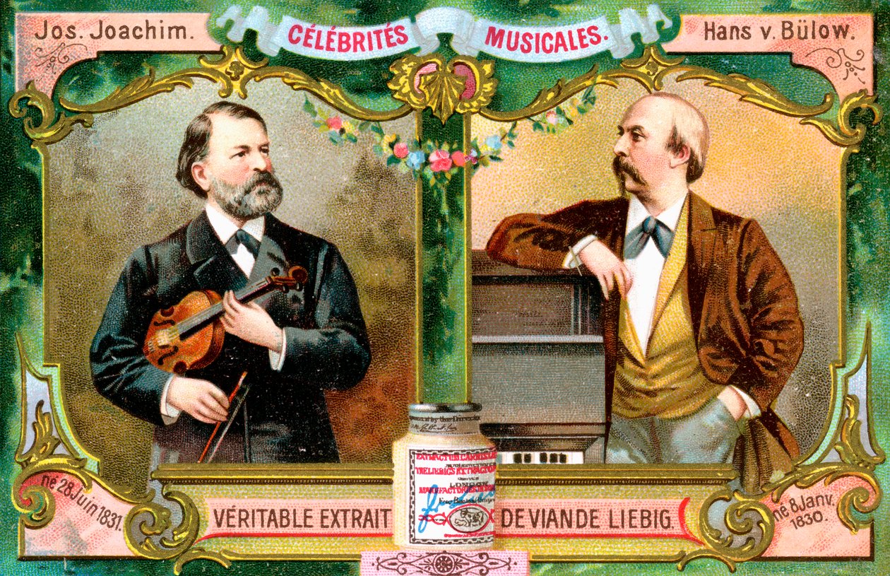 Joseph Joachim ve Hans von Bulow, c1900 by Unbekannt