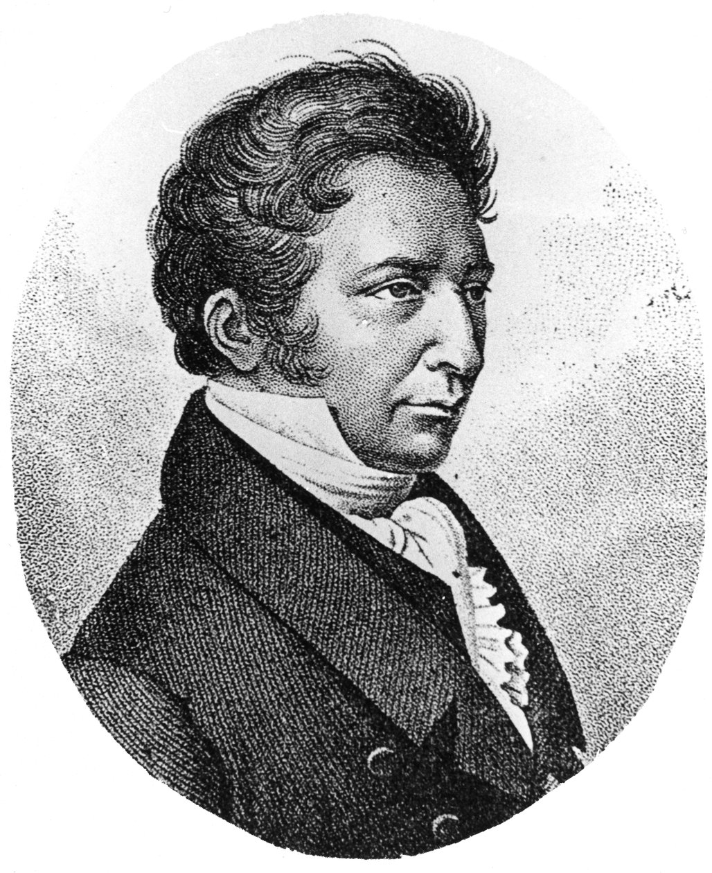 Joseph Louis Gay-Lussac, Fransız kimyager, fizikçi ve baloncu, c1824 by Unbekannt