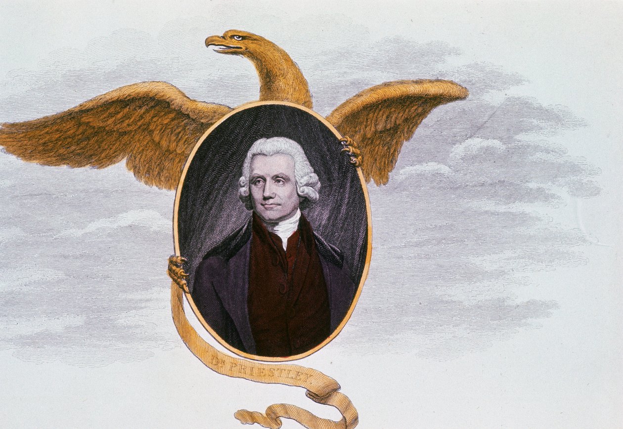 Joseph Priestley 1733-1804, İngiliz Presbiteryen bakanı ve kimyager, 1801 by Unbekannt