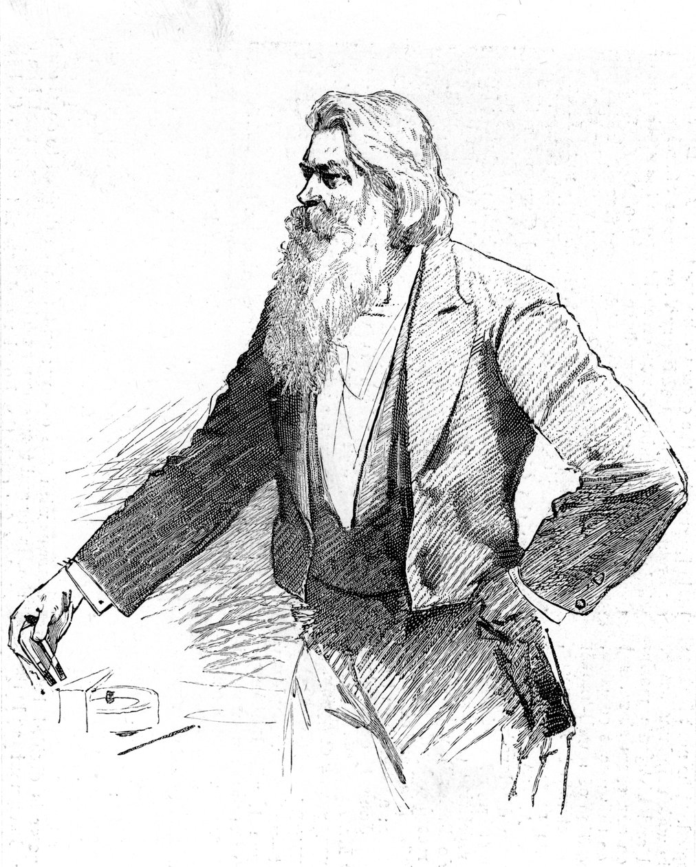 Joseph Wilson Swan, İngiliz fizikçi ve kimyager, elektromanyetizma sergiliyor, 1889 by Unbekannt
