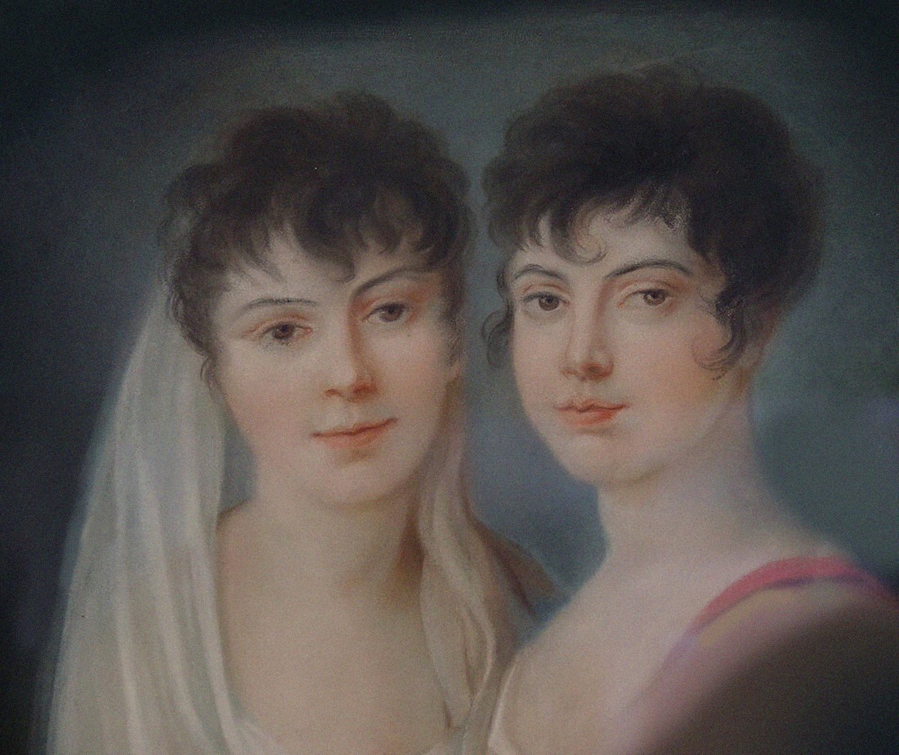 Josephine ve Charlotte Brunsvik Detay, 19. yüzyıl. by Unbekannt