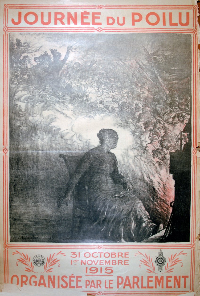 Tüylü Gün, 31 Ekim-1 Kasım 1915, Fransız I. Dünya Savaşı afişi, 1915 by Unbekannt