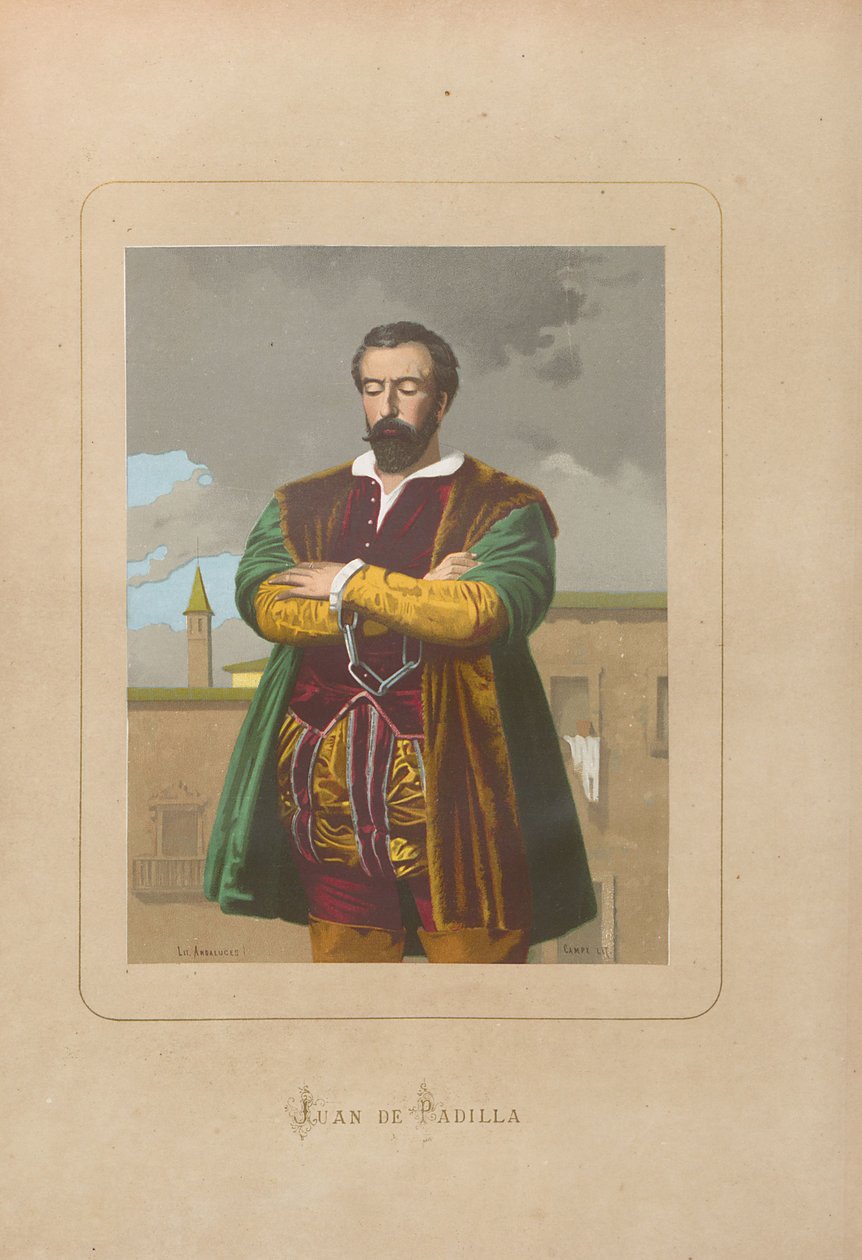 Padillalı John. Gönderen: Tüm zamanların ünlü erkek ve kadınları, Juan Landa, 1875-1877. by Unbekannt