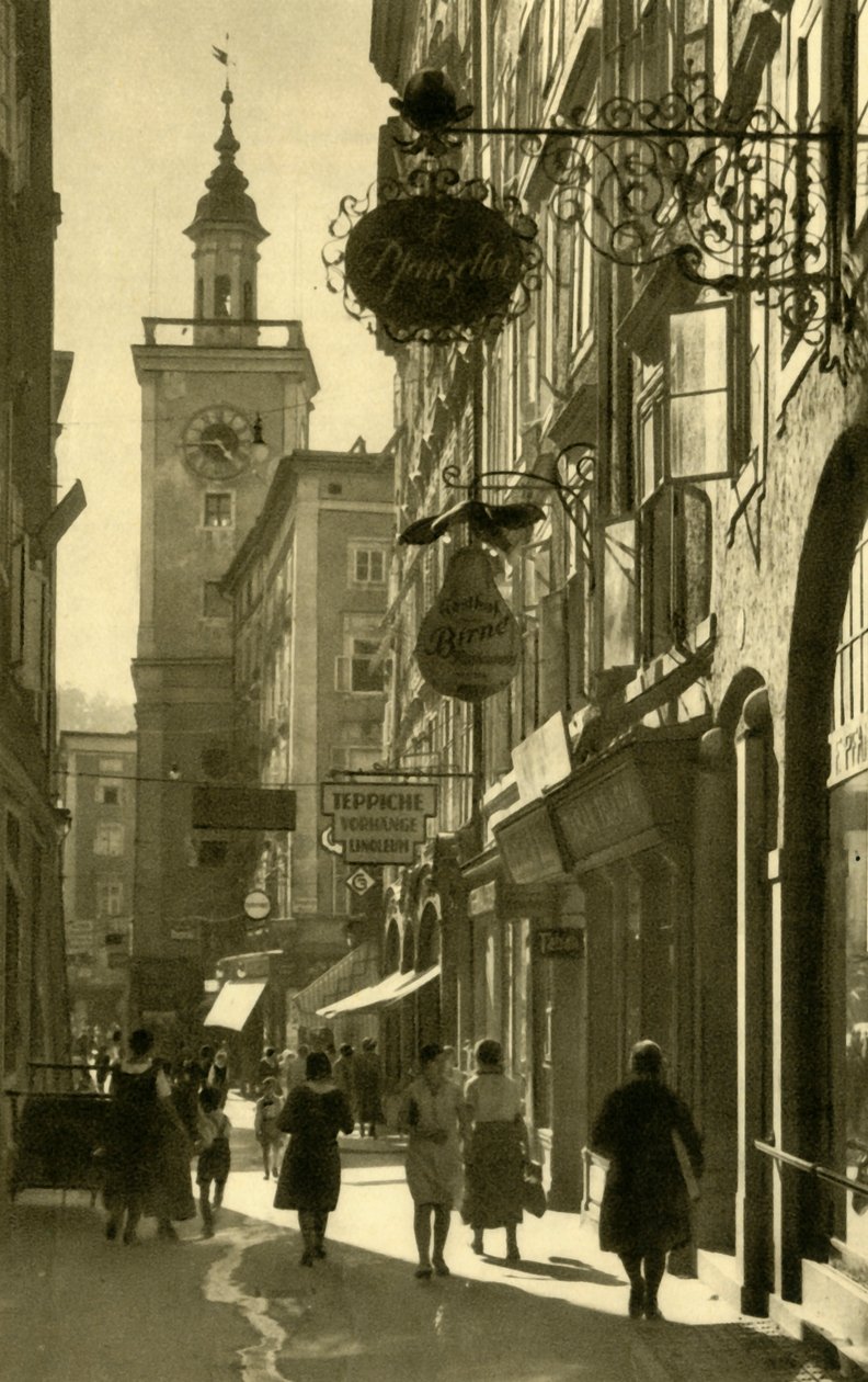 Judengasse, Salzburg, Avusturya, c1935. by Unbekannt