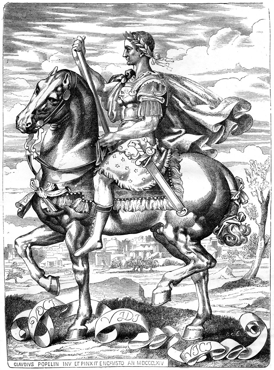 Julius Caesar, Romalı general ve devlet adamı, MÖ 1. yüzyıl 1882-1884 by Unbekannt