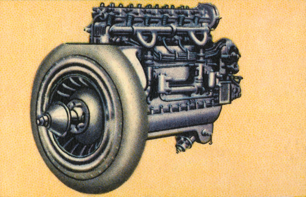 Junkers L 1, 80 beygir gücünde uçak motoru, 1932. by Unbekannt