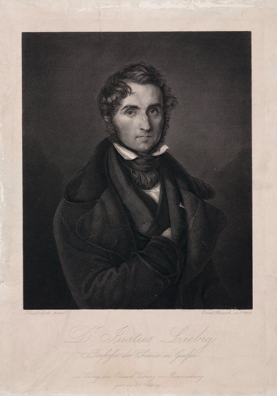 Justus von Liebig, Alman kimyager by Unbekannt