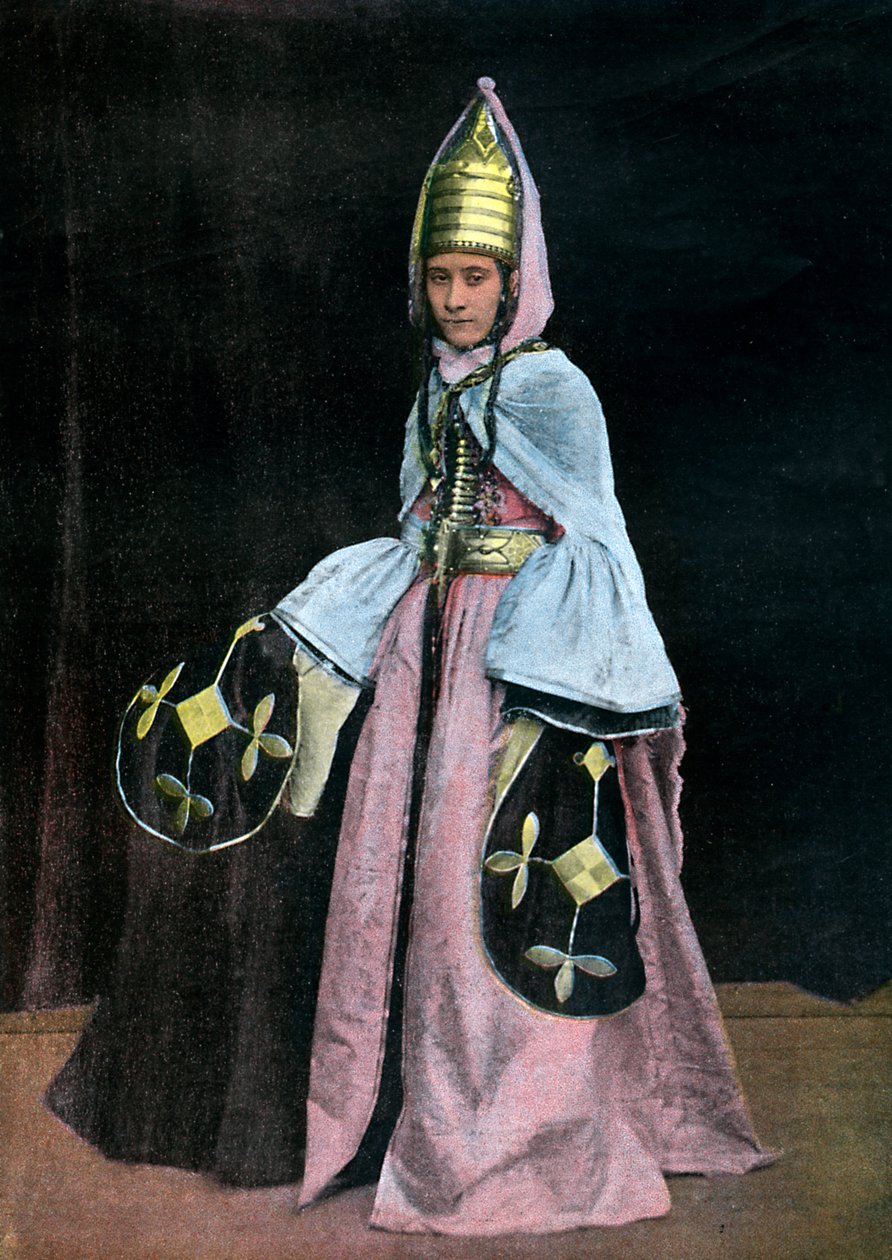 Kabardey kadın, c1890 by Unbekannt