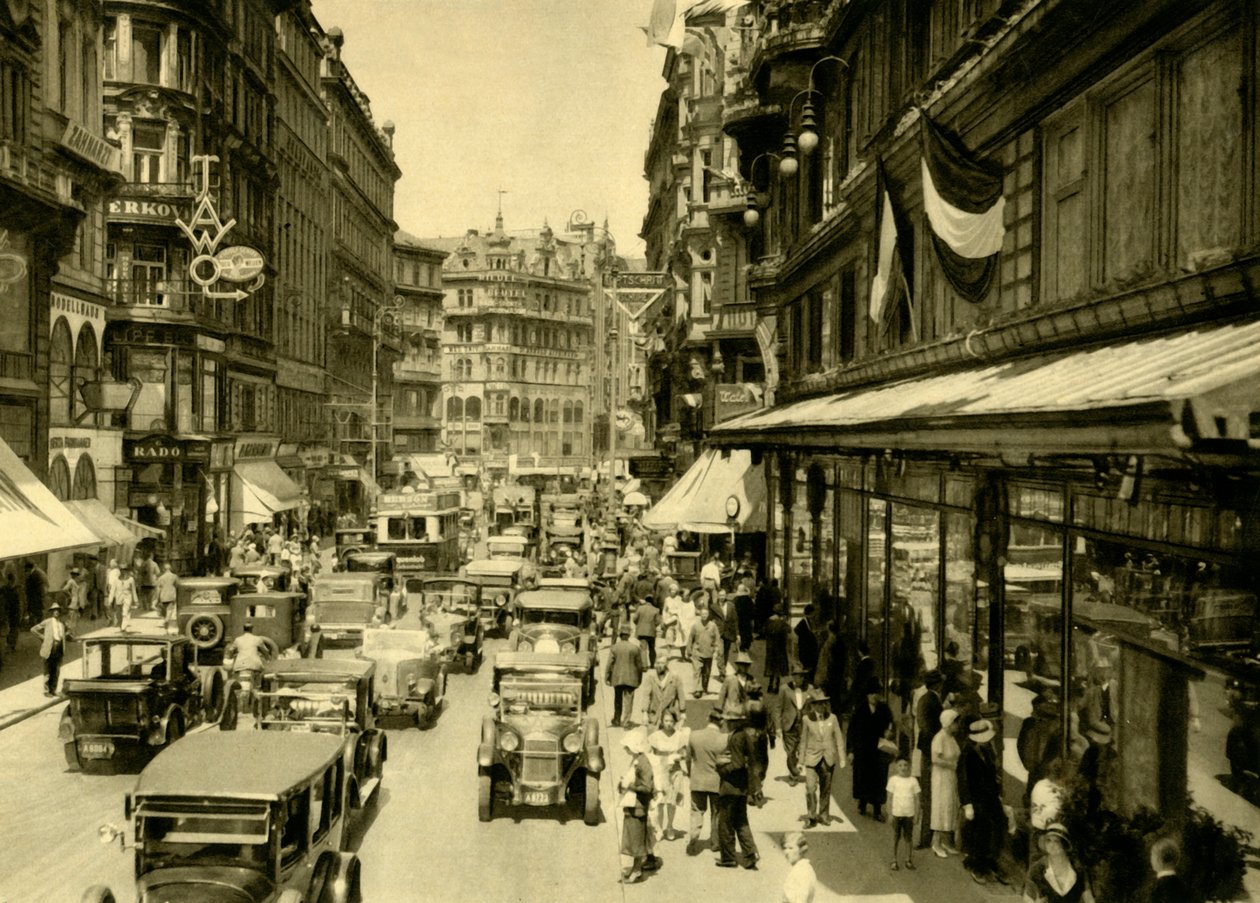 Karntner Strasse, Viyana, Avusturya, c1935. by Unbekannt