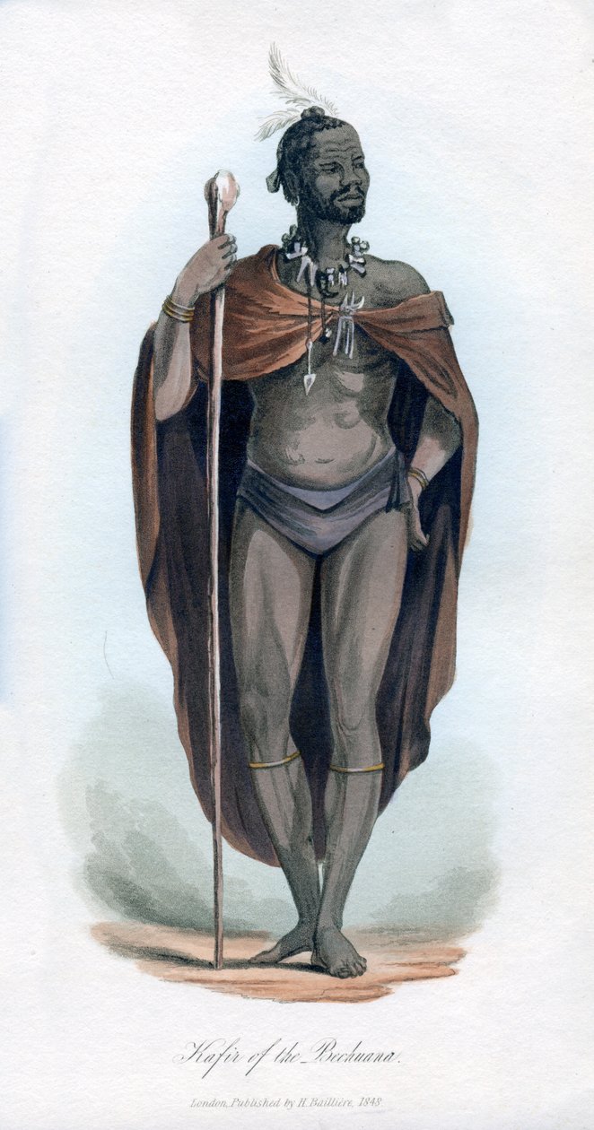 Bechuana Kafiri, 1848 by Unbekannt