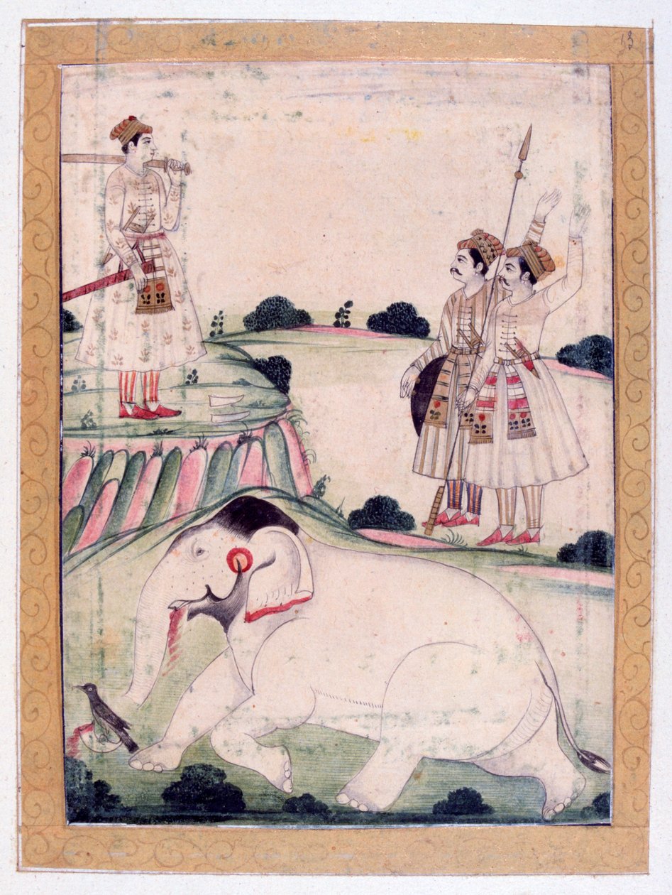 Kanada Ragini, Ragamala Albümü, Rajasthan Okulu, 19. Yüzyıl by Unbekannt