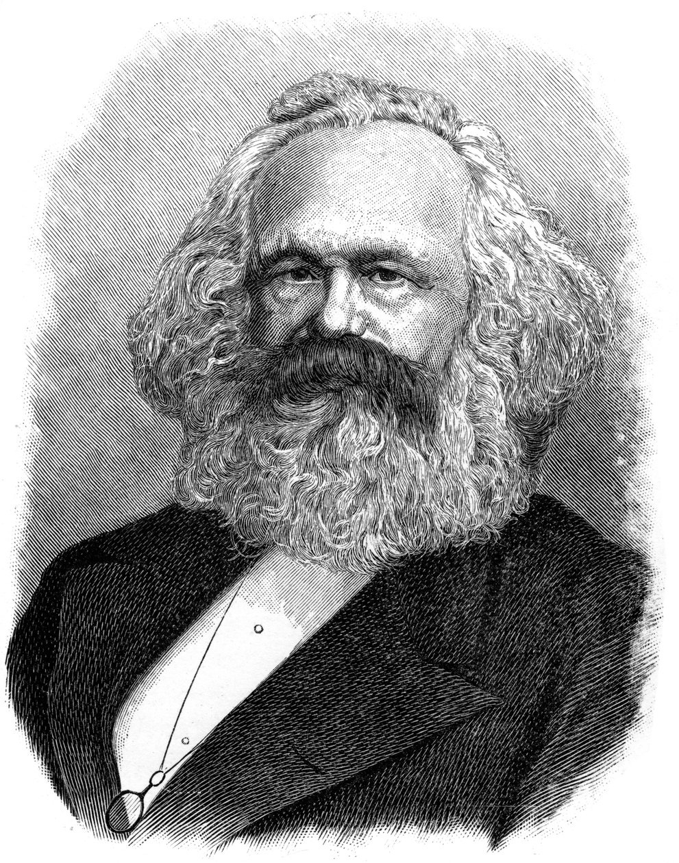 Karl Heinrich Marx, Alman filozof, politik ekonomist ve devrimci, 1903 by Unbekannt
