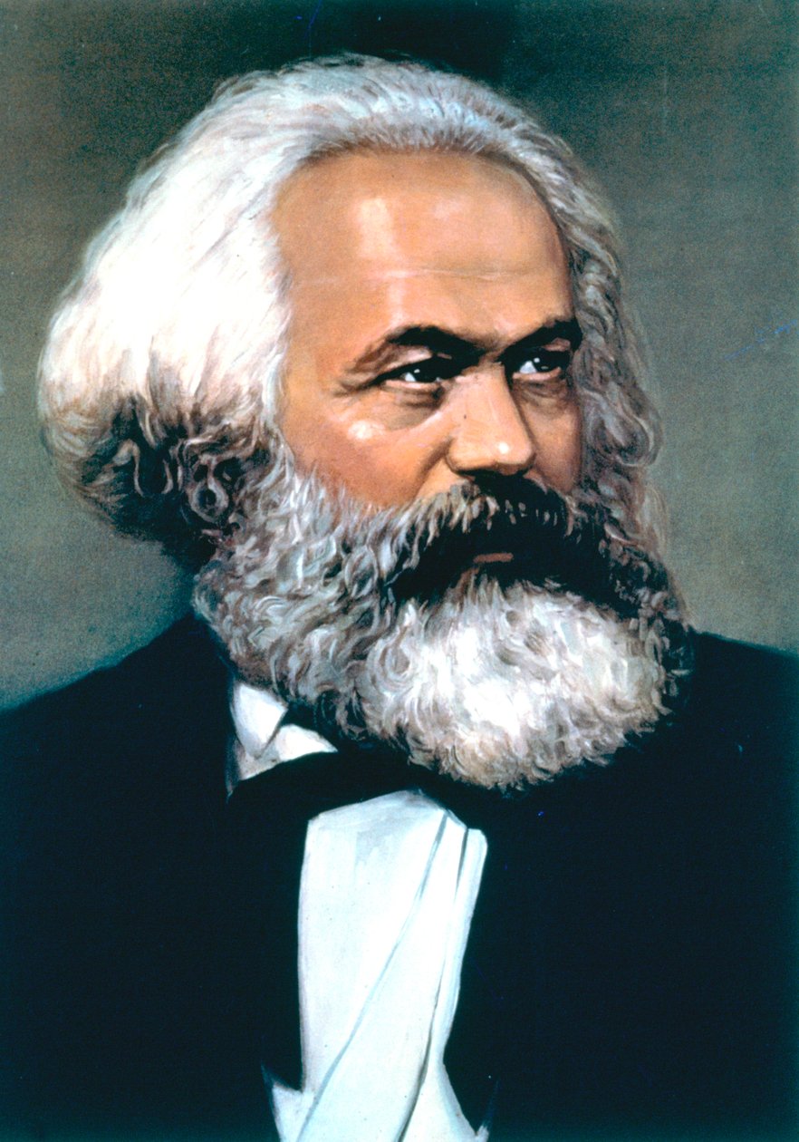 Karl Marx, Alman sosyal, politik ve ekonomik teorisyen by Unbekannt