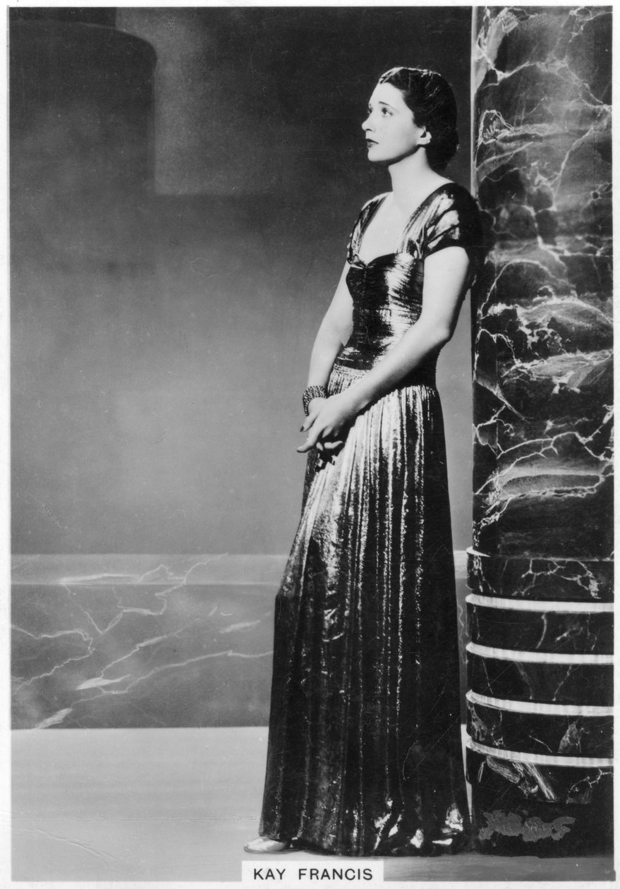 Kay Francis, Amerikalı tiyatro ve sinema oyuncusu, 1938 by Unbekannt