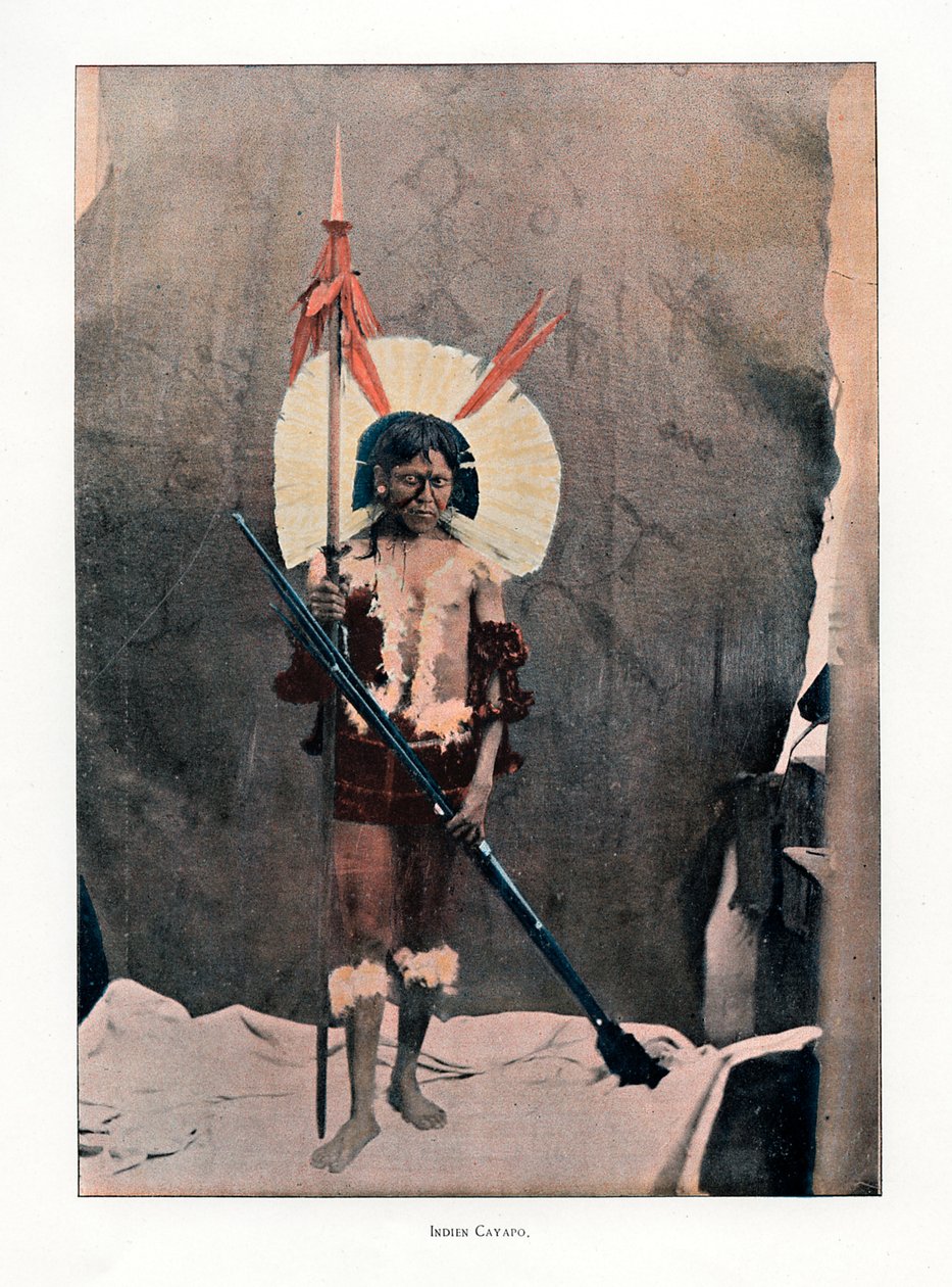 Kayapo Kızılderili, 19. yüzyıl by Unbekannt