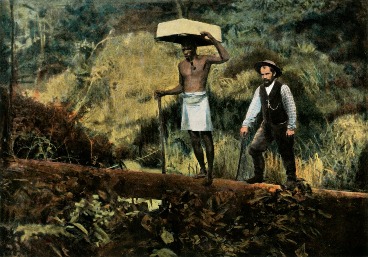 Kentzer Altın Arayanlar Yürüyüşte, Altın Arayanlar, 1900. by Unbekannt