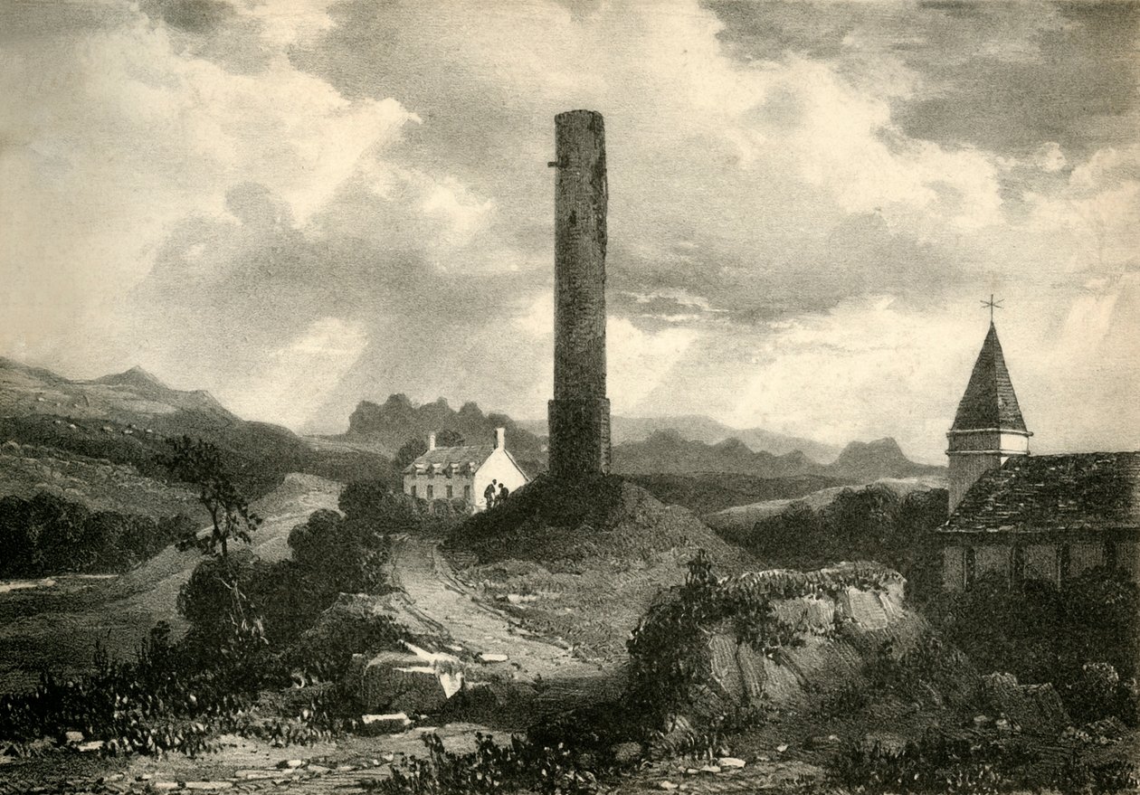 Kineth Yuvarlak Kule, Cork, 19. yüzyıl. by Unbekannt