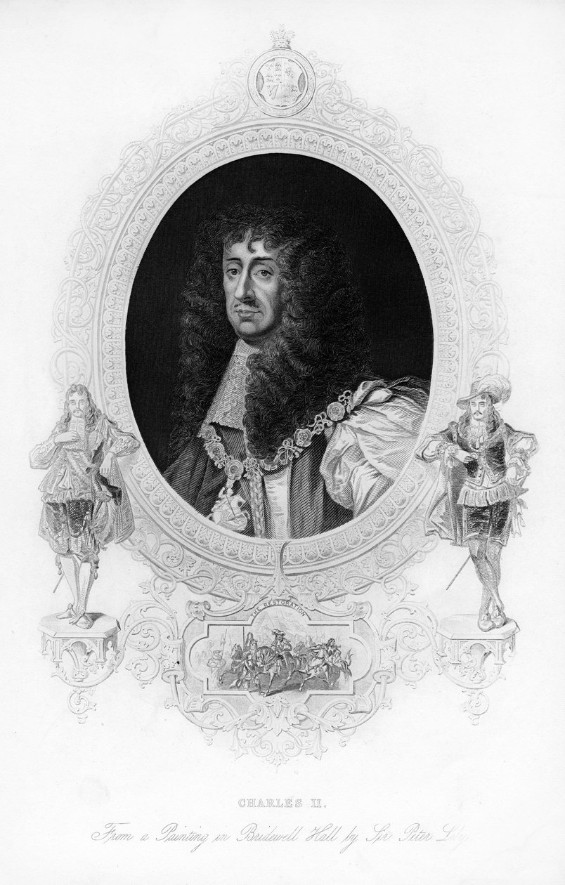 Kral II. Charles, Neşeli Hükümdar, c1850 by Unbekannt