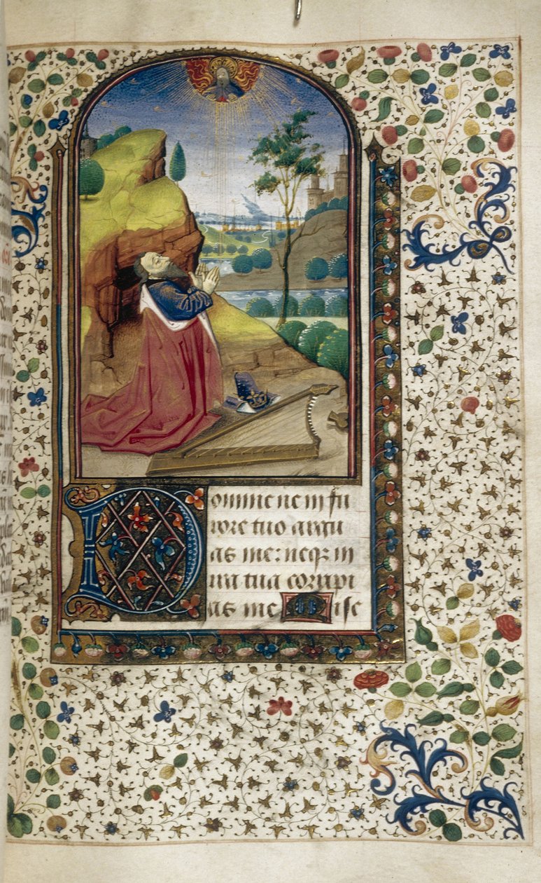 Kral Davut, Dua Saatleri Kitabında, 1450-1499 by Unbekannt