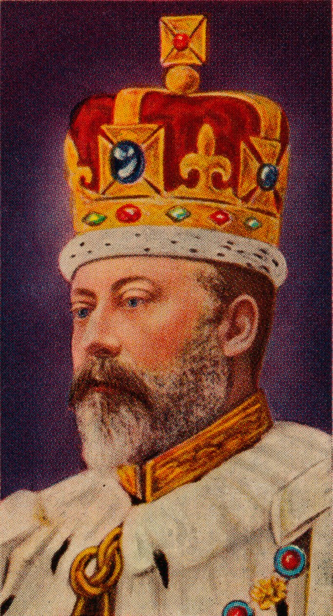 Kral Edward VII, taç giyme töreninde, 1902 1935 by Unbekannt