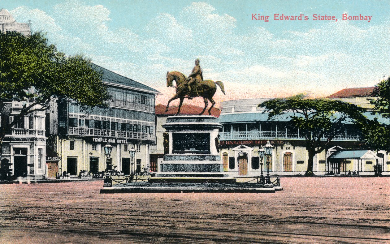 King Edwards Heykeli, Bombay, Hindistan, 20. yüzyılın başlarında by Unbekannt