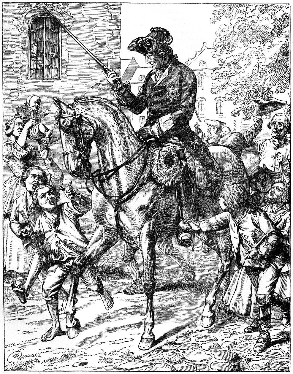 Prusya Kralı II. Frederick 1712-1786, 19. yüzyıl by Unbekannt