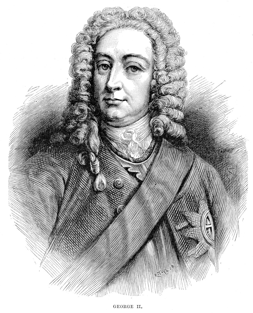 Kral II. George 1683-1760 Büyük Britanya ve İrlanda Kralı ve 1727