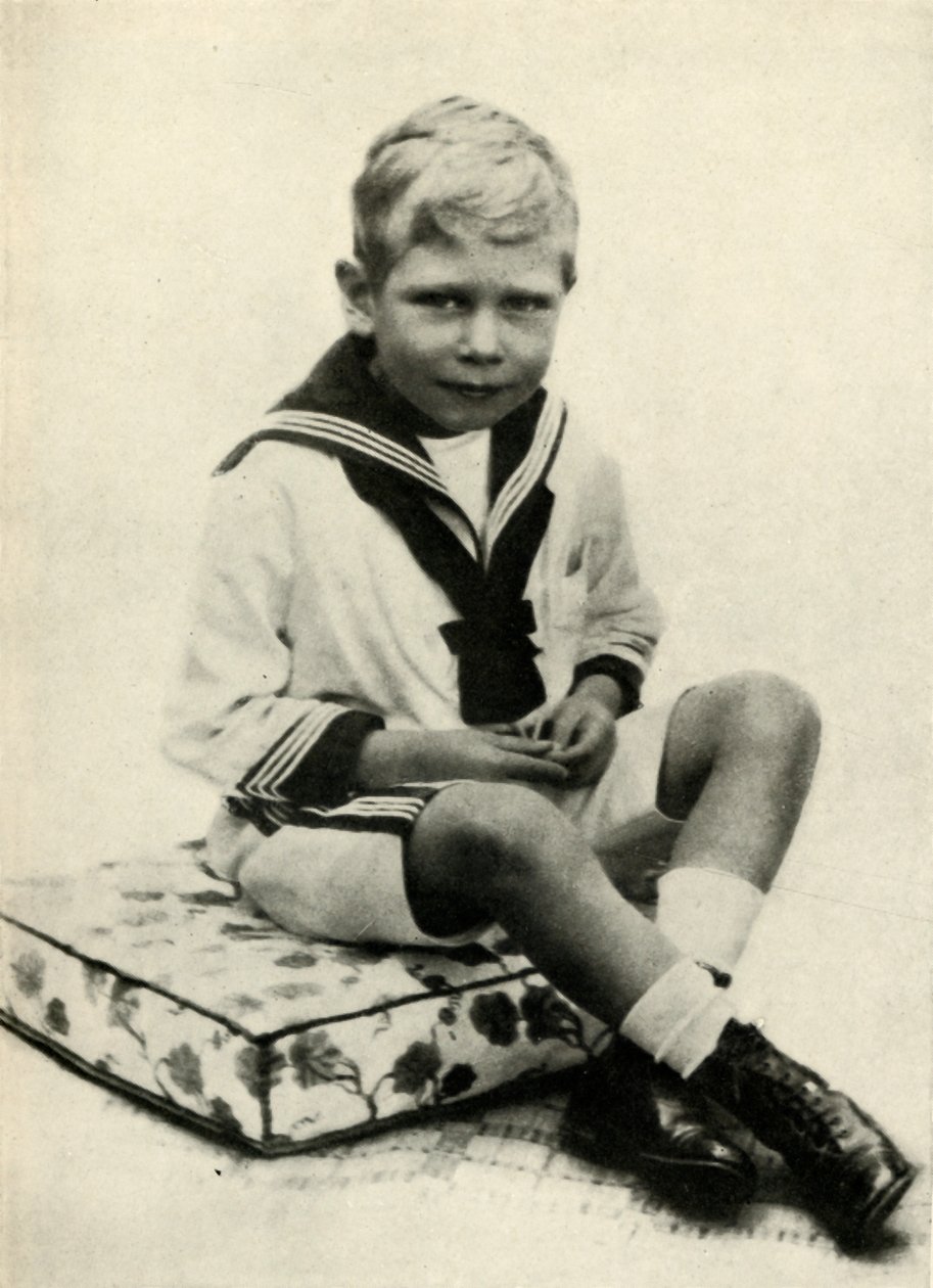 Kral George VI, 1899, 1937'de Osborne'da Tatilde. by Unbekannt