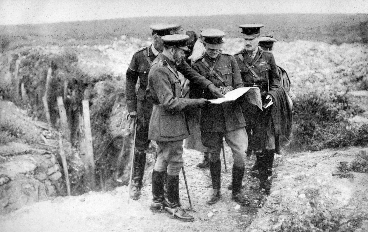 King George V 1865-1936, Fricourt yakınlarındaki St Georges Tepesi